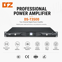 Amplificateur de puissance de classe D 2 canaux 3500W*2 OEM ODM, amplificateur en rack 1U pour système audio professionnel