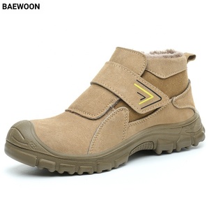 Chaussures de sécurité pour hommes BAEWOON N26, anti-écrasement, anti-perforation, pour travaux de soudage en hiver, chantier de construction - Product Image 1