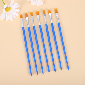 BOMEIJIA Lot de pinceaux simples pour <span class=keywords><strong>peinture</strong></span> acrylique, aquarelle, huile, manche en plastique, <span class=keywords><strong>pinceau</strong></span> plat pour la <span class=keywords><strong>peinture</strong></span> - Product Image 4