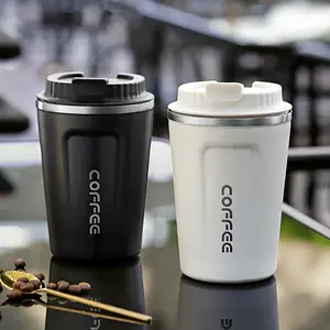 Coffee Mug Leak-proof Thermos Travel Thermal Vacuum Flask Insulated Milk Coffee Cup 380/510ML Stainless Steel Box CLASSIC Mugs