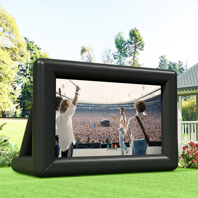 Outdoor Backyard Open air Cinema Home Projection Foldable Portable Inflatable Movie Screen