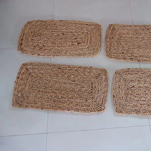 Alfombra de Meditación Tejida a Mano de Jacinto de Agua, Cojín de Asiento Natural Ecológico, Cojín de Yoga para Mindfulness y Decoración del Hogar - Product Image 6