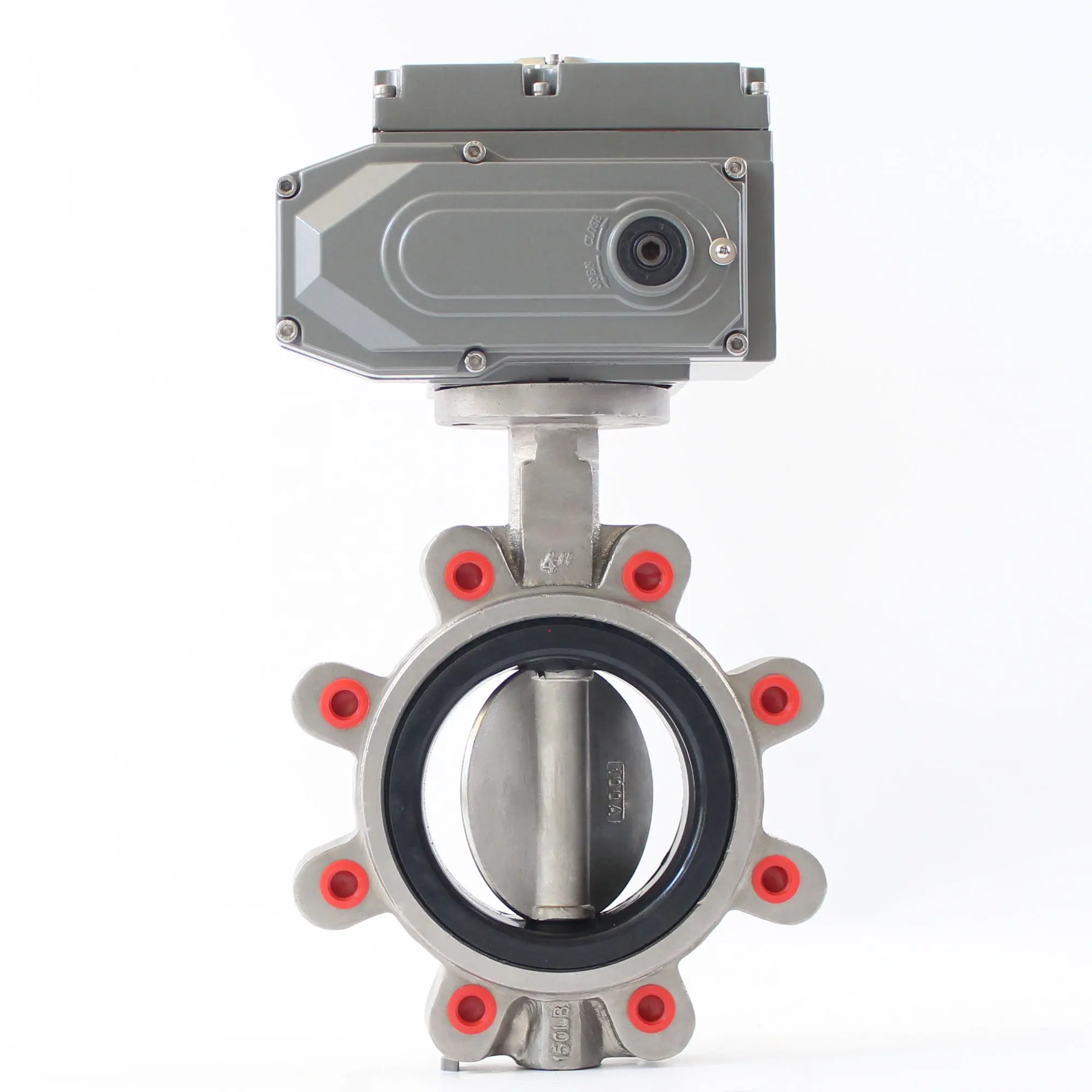 Lugged 3 4 6 8 Inch EPDM Seated Marine Valve SS304 CF8 Lug Type Electric Actuated Stainless Steel Butterfly Valve Price