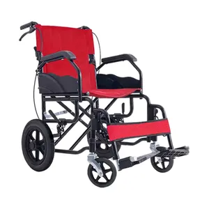 Удобная стальная реабилитационная терапия, оптовая продажа от производителя, легкое кресло-коляска с ручным управлением для инвалидов