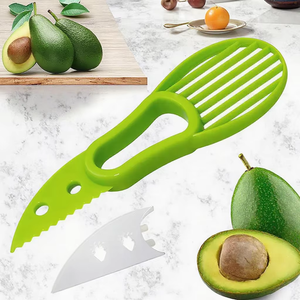 Cortador de Aguacate 3 en 1, Rebanador Manual Giratorio de Alta Calidad, Pelador Seguro y Sostenible, Estilo Moderno, Uso Doméstico, Personalizable - Product Image 6