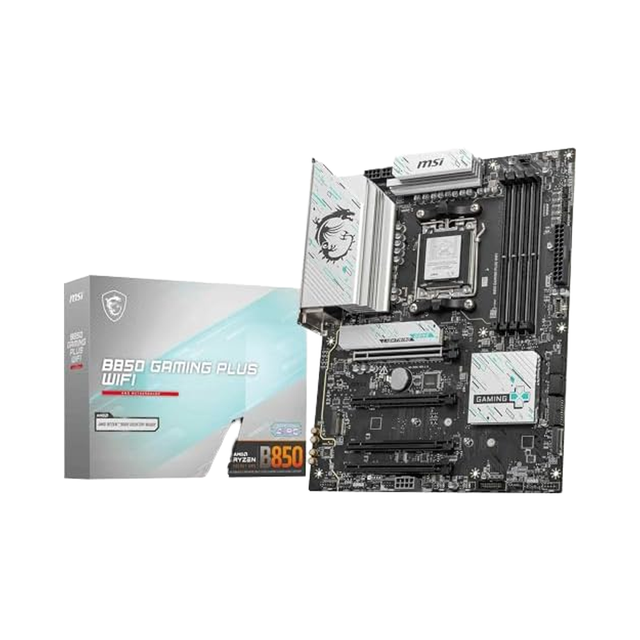New B850 Gaming Plus WiFi Desktop Motherboard ATX AMD 9000/8000/7000 Processor AM5 DDR5 256GB Boost 8200 MT/s PCIe 5.0 X16 4.0