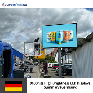Canbest Apro P6.67 6.67Mm 2880X1920Mm 7.48X6.29Ft 9000Nits High Brightness <strong>Outdoor</strong> Advertising Led Display <strong>Screen</strong> In Germany - Product Image 6