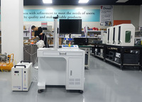 Machine de marquage laser à fibre optique UV entièrement automatique LaserMen pour ligne d'assemblage, avec prix d'usine