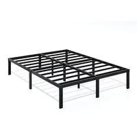Sommier en métal à lattes d'acier en gros, plateforme silencieuse pour matelas, base de lit métallique pour projets hôteliers, appartements et gîtes