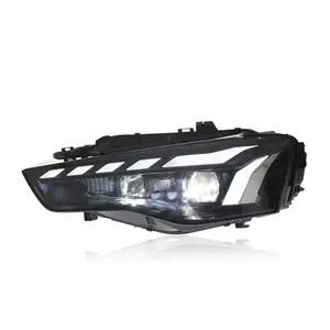 ऑडी के लिए HeadLamp A5 2008-2016 A5 B9 सिर रोशनी एलईडी कोहरे रोशनी डीआरएल दिन चलने प्रकाश ट्यूनिंग कार सामान