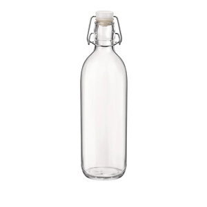 Swing Top Glass Bottles <strong>1</strong> <strong>Litre</strong> Water Bottles With Stopper Flip Top Factory Price Glass Drinking Bottles - Product Image 1