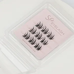 SP EYELASHプレボンドテクノロジーDIYまつげプレスオン偽まつげクラスターキット自己粘着まつげDIYラッシュ