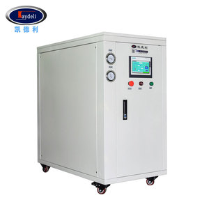 Enfriador de agua refrigerada por agua de <span class=keywords><strong>mar</strong></span>, 40 HP, Motor de <span class=keywords><strong>torre</strong></span> de refrigeración, glicol, cerveza, 80 Kw, 10000 litros - Product Image 2