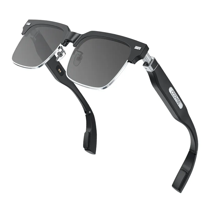 Бесплатный образец, Поляризованные спортивные очки, умные очки, умные очки Bluetooth 5,1, очки костной проводимости, солнцезащитные очки