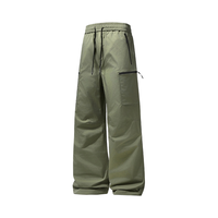 High Street lâche décontracté droit pantalons longs haute qualité printemps hydrofuge jambe large pantalon léger pour les Sports de plein air