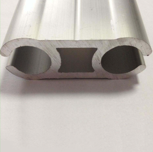 Esterno nero argento anodizzato in lega di alluminio diametro 18mm doppia forma rotonda pista Keder tenda tenda tenda profilo in alluminio - Product Image 3