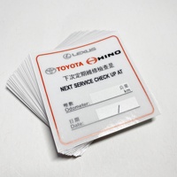 Autocollant électrostatique amovible en Film PVC, étiquette étanche, pour prise de rappel, à domicile, pour l'entretien de la voiture