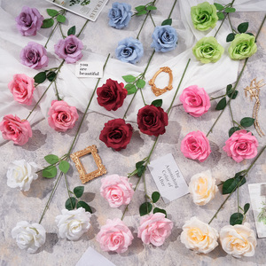 Roses artificielles de princesse, fleurs en soie, décorations de mariage, bouquet haut de gamme, ornements - Product Image 1