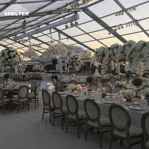 Big Clear 1000 People Carpa DE BODA transparente Negro un marco Carpas de fiesta para eventos - Product Image 1