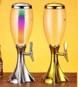 Dispensador comercial de licor Restaurante Jugo Dispensador de bebidas frías Bar Vino Jugo Cerveza Dispensador Torre con tubo de hielo y grifo - Product Image 6