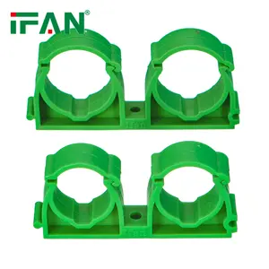 IFAN China Factory Low Price Green PPR Pipe Fittings Clip 20 - 110MM PN25 Customized PPR Fittings