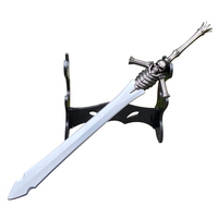 Épée décorative en alliage de zinc de 30 cm, modèle Dante de style jeu DMC, pour cadeau