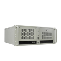 Ordinateur hôte de contrôle industriel 4U, châssis de type rack multi-ports avec ventilateur pour application serveur