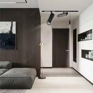 Lampe <span class=keywords><strong>sur</strong></span> <span class=keywords><strong>rail</strong></span> à LED Réglable Éclairage <span class=keywords><strong>sur</strong></span> <span class=keywords><strong>rail</strong></span> Bar Comptoir Cuisine Salle à manger Cob <span class=keywords><strong>Luminaire</strong></span> <span class=keywords><strong>sur</strong></span> <span class=keywords><strong>rail</strong></span> Suspension Aimant de suivi 220v - Product Image 6