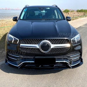 3PCS <b>Car</b> Front Bumper Splitter Lip Spoiler <b>Diffuser</b> Guard Body Kit Cover for Mercedes Benz GLE Class W167 C167 2020 2021 2022 - Product Image 2