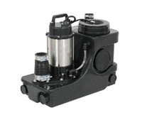 Station de levage d'eaux usées légère Mini pompe d'eaux usées silencieuse externe 0.4KW pour toilette de blanchisserie de sous-sol