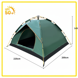 Automatic <b>Pop</b> <b>Up</b> Camping <b>Tent</b> One Bedroom Oxford Fabric Anti Mosquito Mesh Portable Family Canopy - Product Image 2
