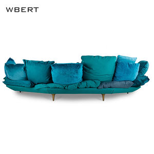 Wbert ชุดโซฟาลายกลีบดอกไม้มินิมอลแบบอิตาลีโซฟาผ้าสำหรับห้องนั่งเล่นหรูหราทันสมัยสำหรับครอบครัวขนาดใหญ่และขนาดเล็กสำหรับโรงแรมและวิลล่า - Product Image 4