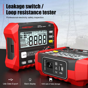 HT5910 Leakage Switch <strong>Tester</strong> LCD Digital Resistance Meter <strong>RCD</strong> Loop <strong>Tester</strong> Voltmeter Megohmmeter HABOTEST - Product Image 5