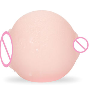 Männliche Masturbation Silikon Künstliche Vagina Pfirsich Brust Brustwarze Massage Masturbation Cup Männlich Adult Sexspielzeug - Product Image 5
