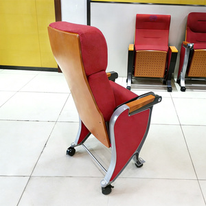 Sillas de Auditorio Plegables con Logotipo Personalizable, Muebles Modernos para Teatro, Sillas para Salón de Banquetes e Iglesia, Móviles - Product Image 6