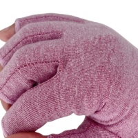 Gants de travail sans doigts pour l'arthrite, gants de compression en coton et élasthanne, anti-douleur pour l'arthrite