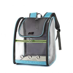 BSCI Factory Fashion Lightweight Pet Transparent <b>Backpack</b> <b>Carrier</b> Outdoor <b>Cat</b> Transparent Travel <b>Backpack</b> for Weekend Strolling - Product Image 3