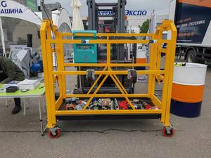 Échafaudage Gondole Électrique d'Occasion avec Conception Industrielle, Balcons en Alliage d'Aluminium et Acier Q235, Modèle 3D d'Ascenseur pour Projets - Product Image 2