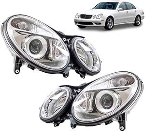 BBmart Auto pièces de voiture phare de pare-chocs avant OE 2118203461 pour <span class=keywords><strong>Mercedes</strong></span> <span class=keywords><strong>Benz</strong></span> W211 S211 <span class=keywords><strong>E200</strong></span> C300 W212 <span class=keywords><strong>W210</strong></span> - Product Image 5