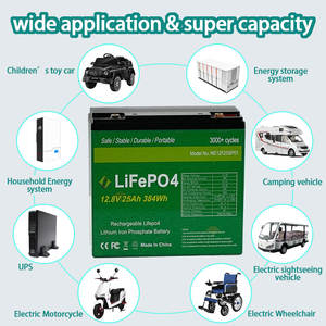 Eabk Ne12f25sp01 12V 25ah Lifepo4 Batterij Prismatische Cel Voor Power Bank Energieopslag, E-Bike, Controller 18650 Lithium Batterij - Product Image 4