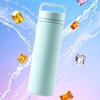 Bouteille d'eau isotherme en acier inoxydable chaud/froid, cadeau d'entreprise écologique pour une utilisation en extérieur