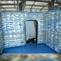 Harga pabrik disesuaikan desain unik paintball bunker dinding paintball arena untuk permainan