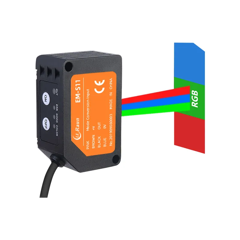 High-Precision Long Detection Distance 18-28mm Color Mark Sensor With 2 Modes of Color and Color Mark Sensor