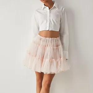 High Quality Wholesale Women Girls Dance Wear Tulle Fluffy Skirt Ballet Tutu Skirt