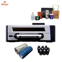 Qinyu Nuevo Producto, Rollo de Papel A3 de 30 cm, Impresión por Transferencia en Frío, Película Adhesiva PET A&B para DTF, Película UV DTF para Impresora UV