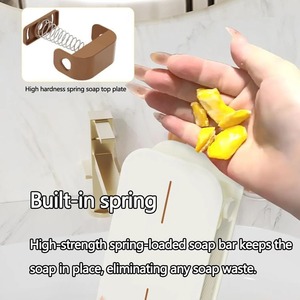 Boîte à Savon Portable Créative 2-en-1 pour la Maison, Dortoir, Hôtel, Salle de Bain, avec Drain et Brosse à Vêtements - Product Image 4