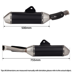 Silenciador de Escape para <span class=keywords><strong>Yamaha</strong></span> <span class=keywords><strong>T7</strong></span> T700 TENERE700 2019-2025, Kit de Tubo de Escape de Acero Inoxidable con DB Killer - Product Image 4