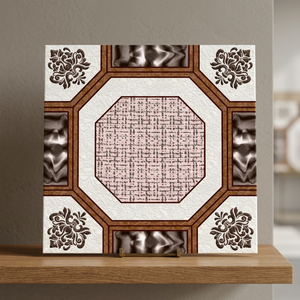 Carreaux de sol en céramique imperméables gris numérique 400x400mm, finition mate, porcelaine de qualité supérieure, revêtement de sol intérieur - Product Image 4