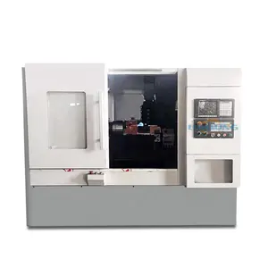 Alimentador automático de barra mini torno CNC automático de alta precisión TCK36 máquina de torno CNC de cama inclinada de metal