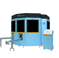 Machine automatique multifonctionnelle de sérigraphie et de marquage à chaud pour bouteilles rondes plates en plastique et en verre